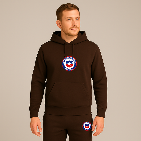 Men's Chile National Soccer Team  Hoodie Joggers Set