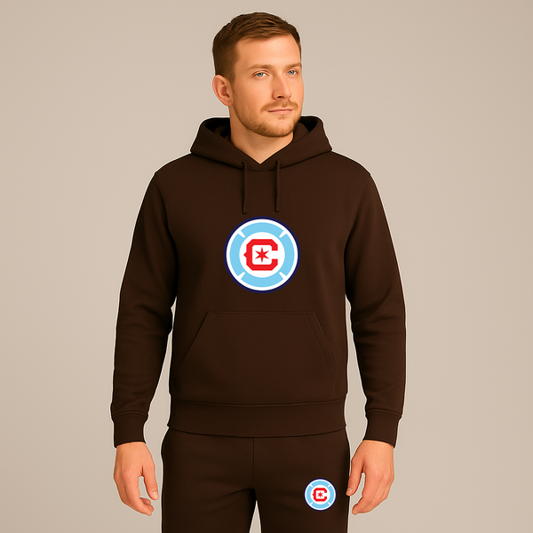 Men's Chicago Fire Soccer Hoodie Joggers Set