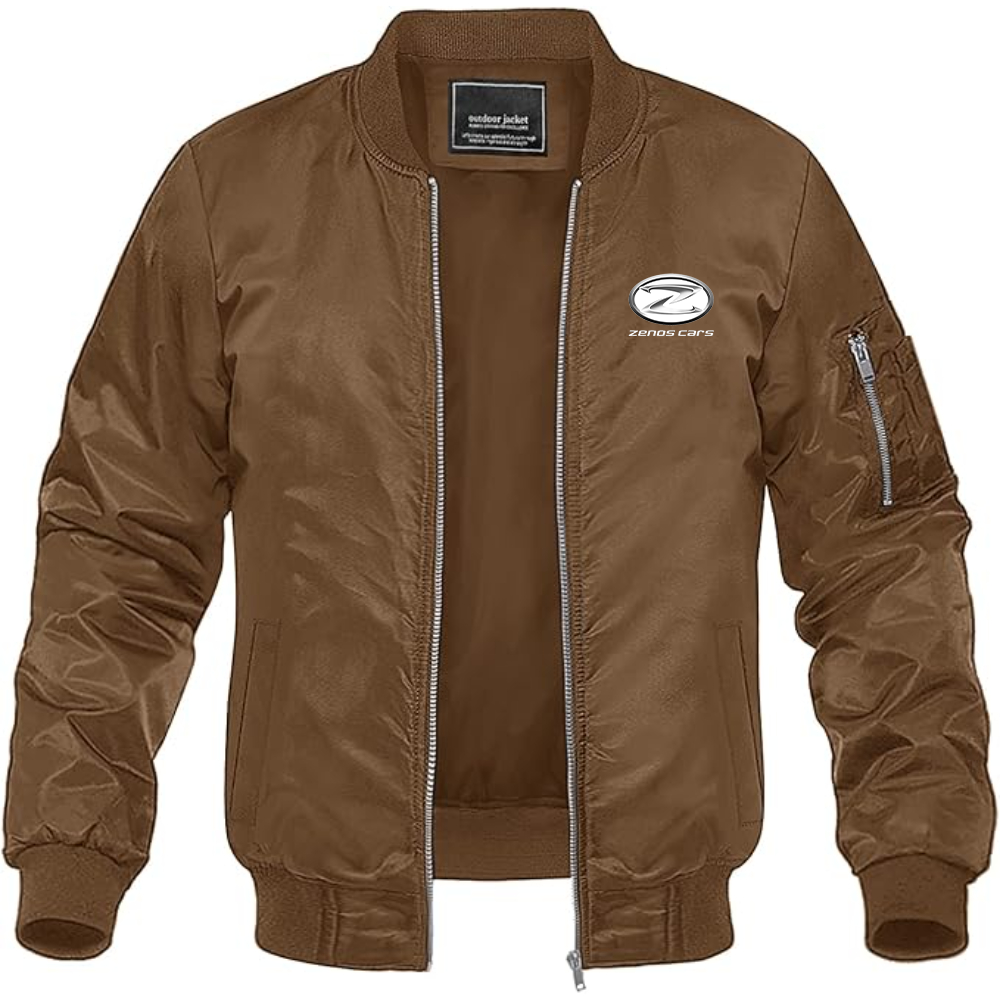 Men's Zenos Cars Logo Lightweight Bomber Jacket