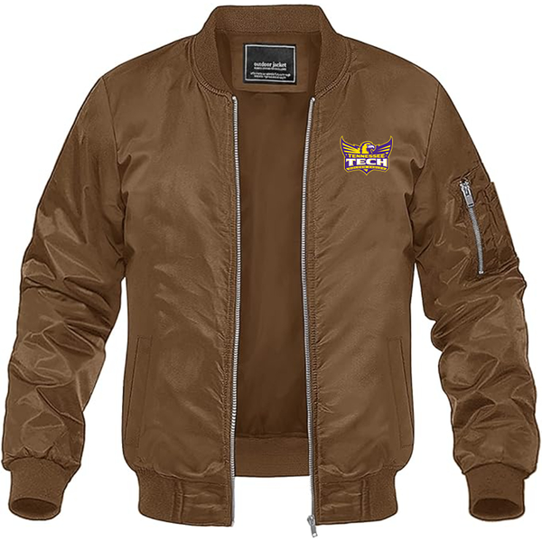 Men's Tennessee Tech Golden Eagles Lightweight Bomber Jacket Windbreaker Softshell Varsity Jacket Coat