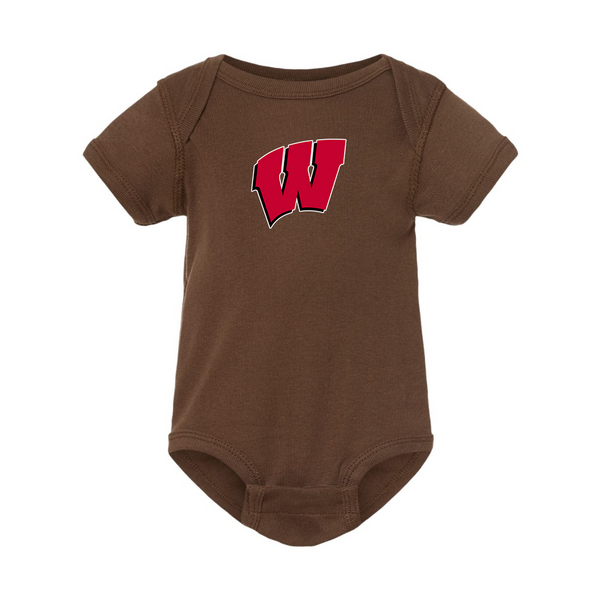 Wisconsin Badgers Rabbit Skins Infant Baby Rib Bodysuit