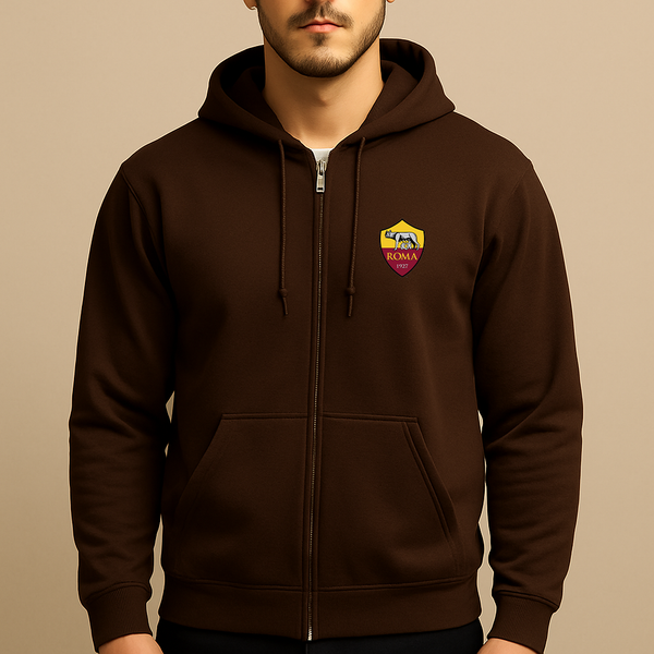 Men's AS Roma FC Zipper Hoodie