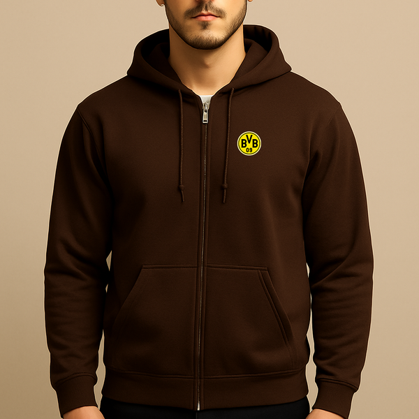 Men's Borussia Dortmund BVB FC Zipper Hoodie