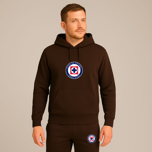 Men's Cruz Azul Football Club Hoodie Joggers Set