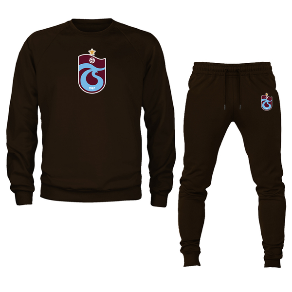 Men's Trabzonspor Soccer Crewneck Sweatshirt Joggers Suit