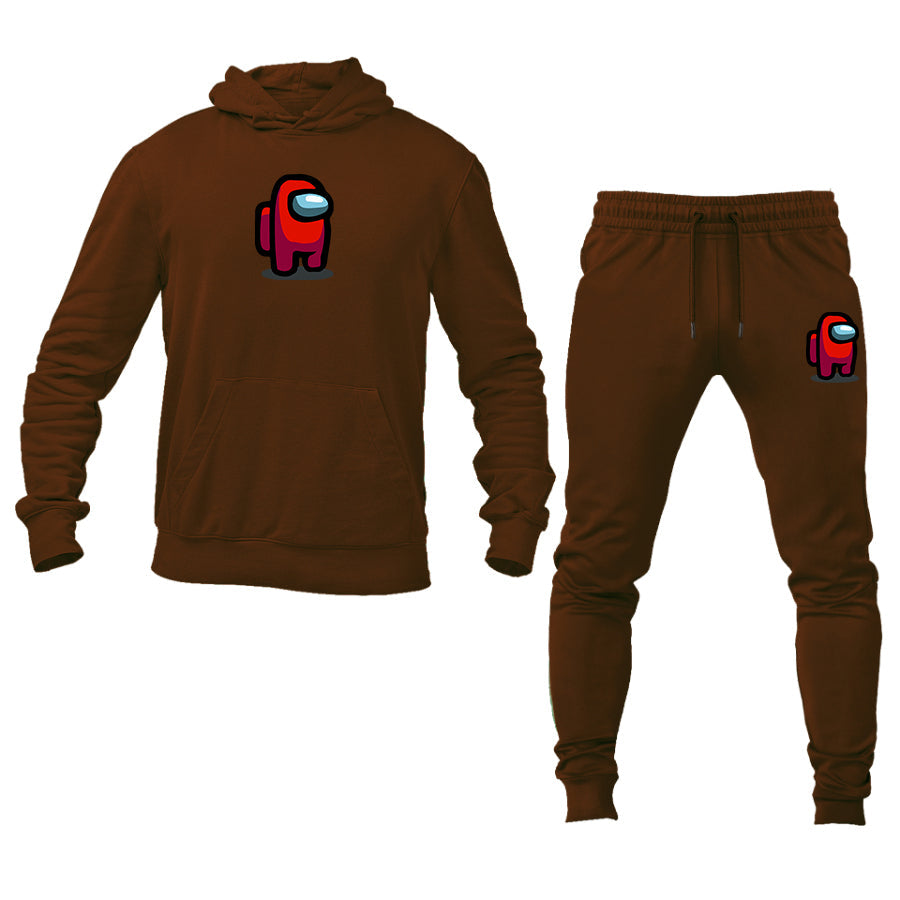 Men's Among US Game Logo Hoodie Joggers Set