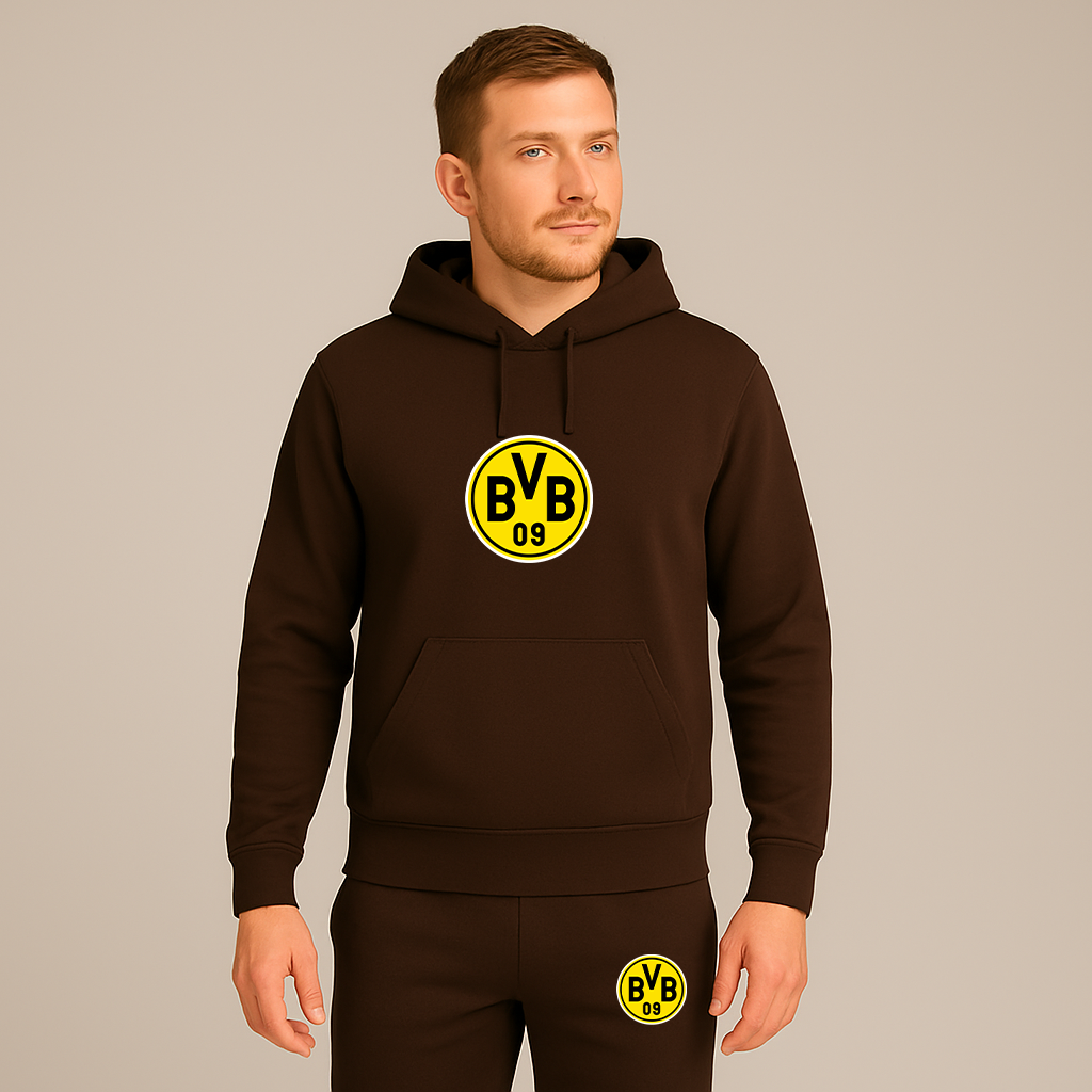 Men's Borussia Dortmund BVB FC Hoodie Joggers Set