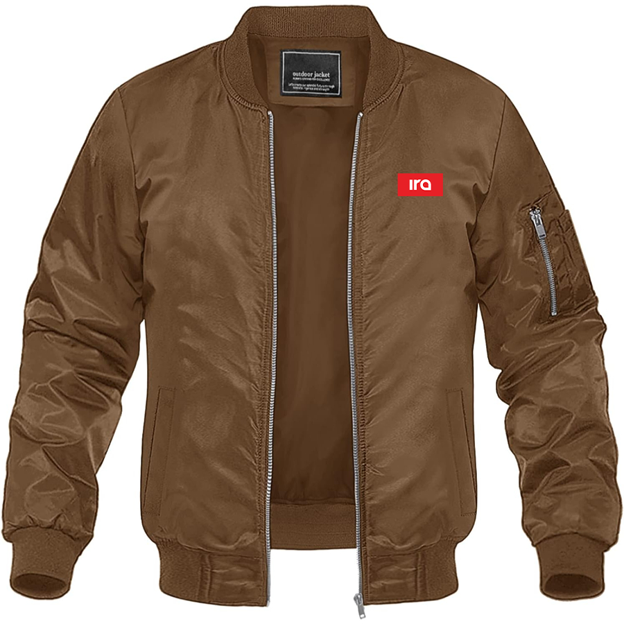 Men's IRA Logo Lightweight Bomber Jacket
