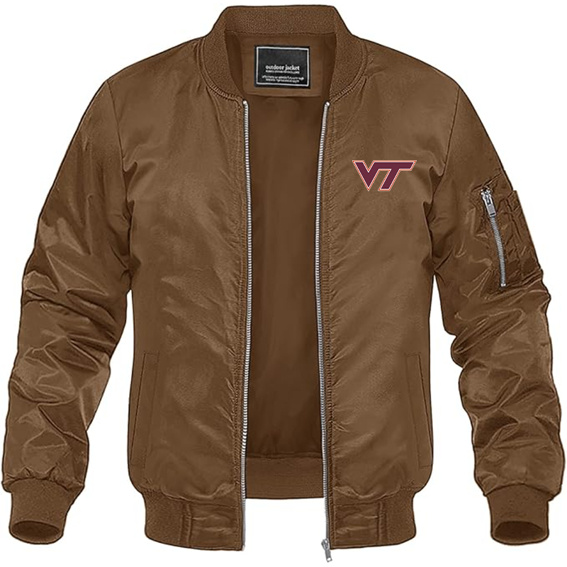 Men's Virginia Tech Hokies Lightweight Bomber Jacket