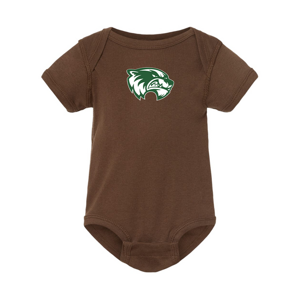 Utah Valley Wolverines  Rabbit Skins Infant Baby Rib Bodysuit