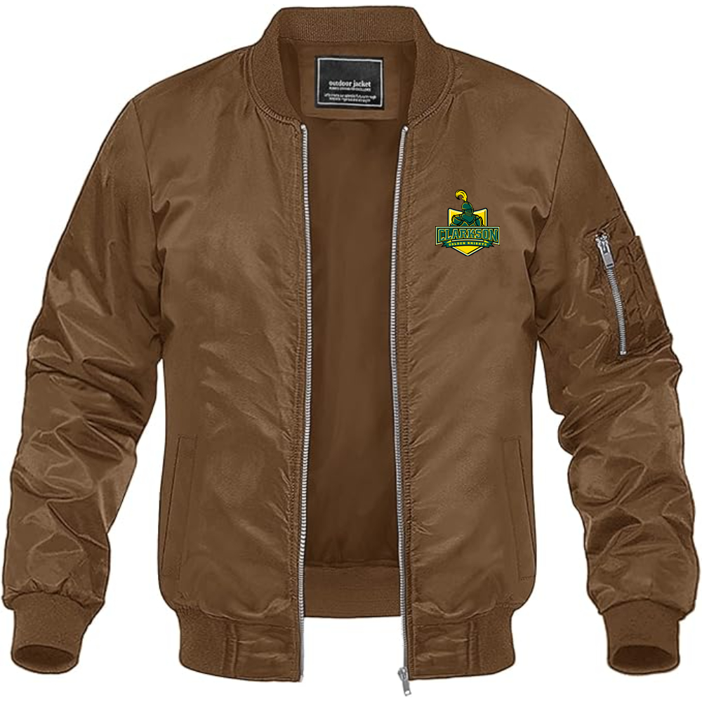 Men's Clarkson Golden Knights Lightweight Bomber Jacket