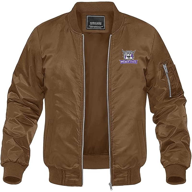 Men's Weber State Wildcats Lightweight Bomber Jacket