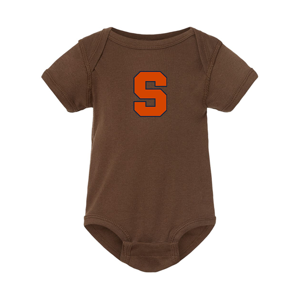 Syracuse Orange  Rabbit Skins Infant Baby Rib Bodysuit