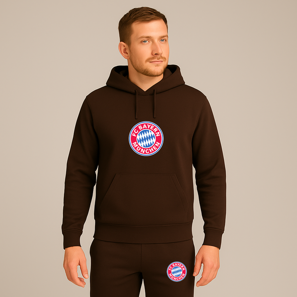 Men's F.C. Bayern Munchen Soccer Logo Hoodie Joggers Set