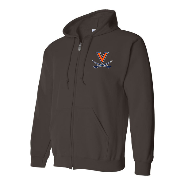 Men's Virginia Cavaliers  Zipper Hoodie