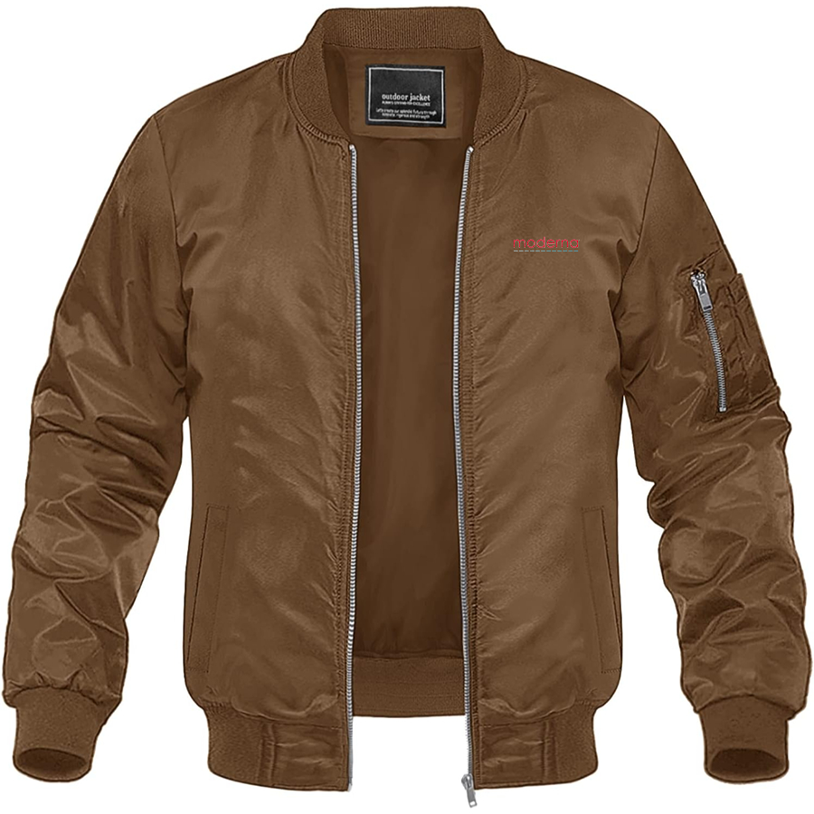 Men's Moderna Logo Lightweight Bomber Jacket