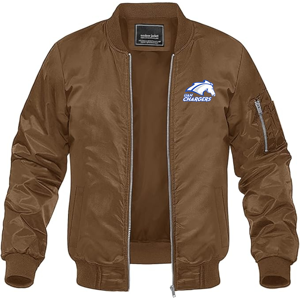 Men's Alabama Huntsville Chargers Lightweight Bomber Jacket