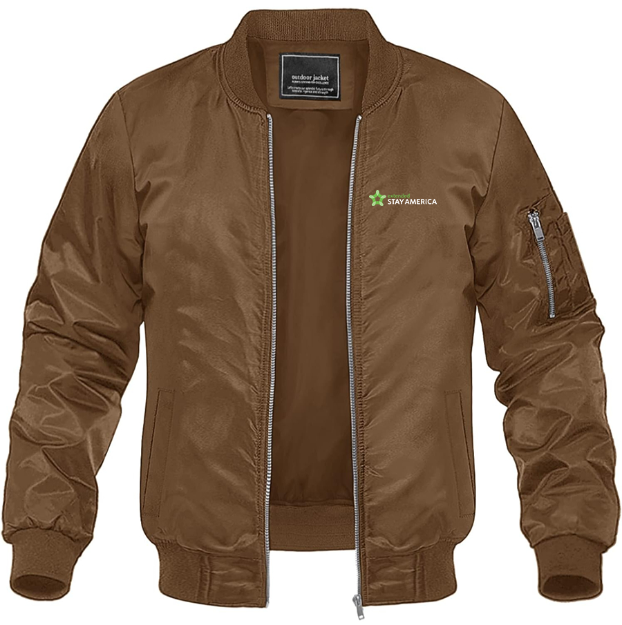 Men's Extended Stay America Lightweight Bomber Jacket