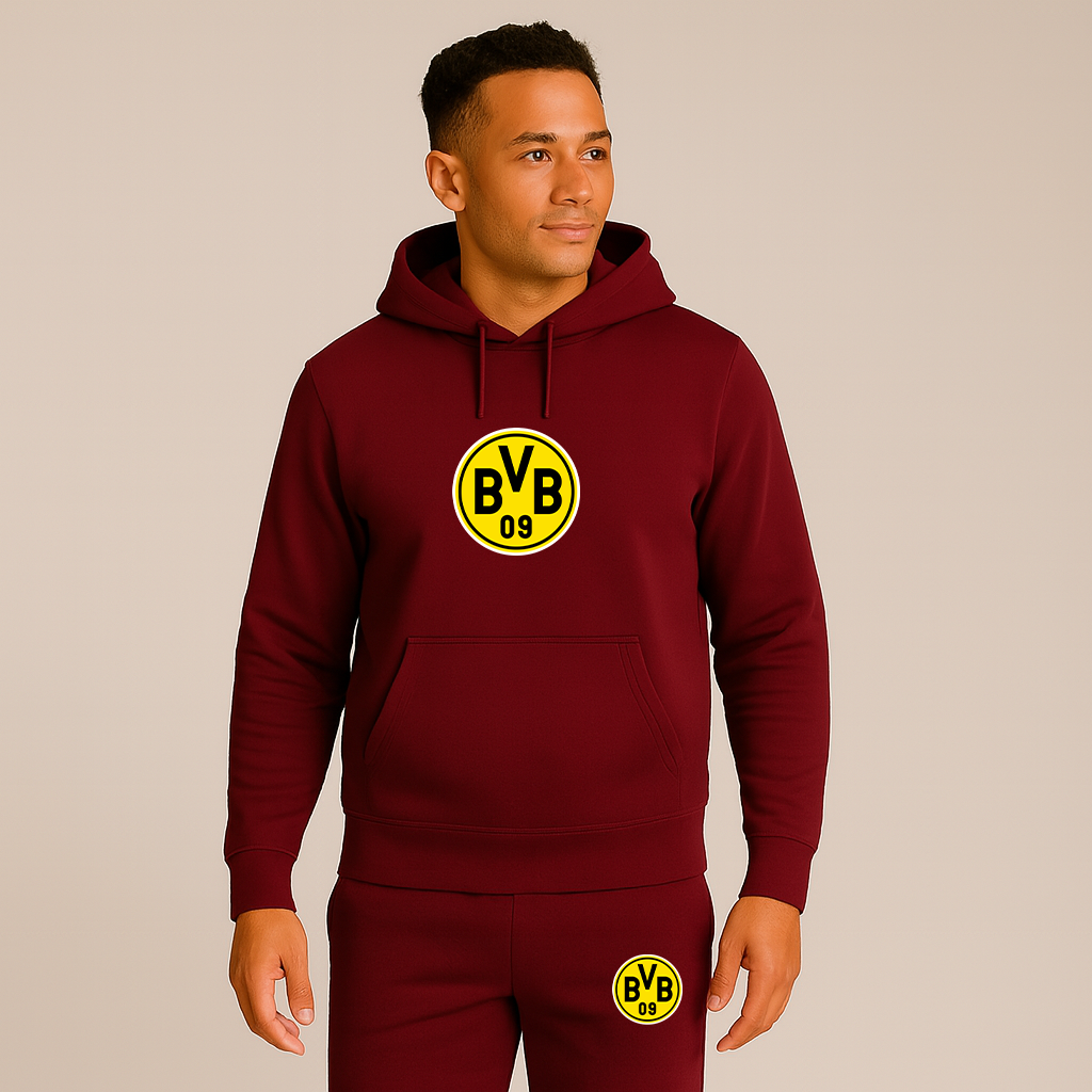Men's Borussia Dortmund BVB FC Hoodie Joggers Set