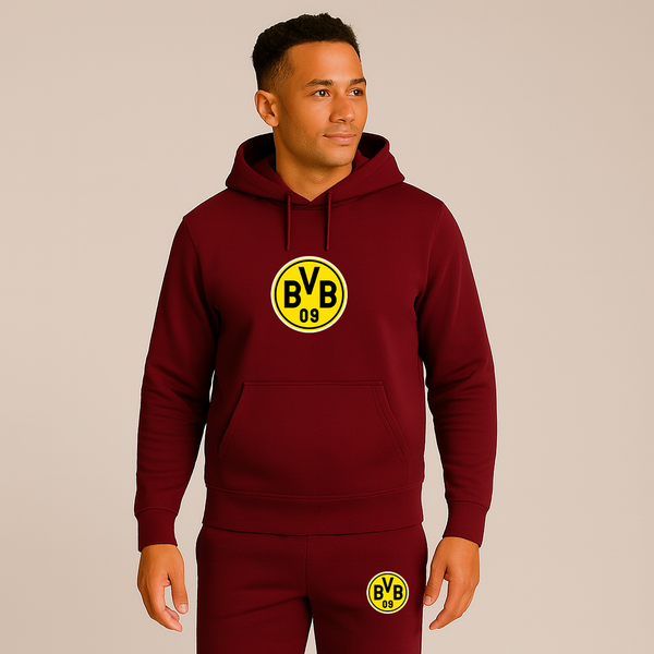 Men's Borussia Dortmund BVB FC Hoodie Joggers Set