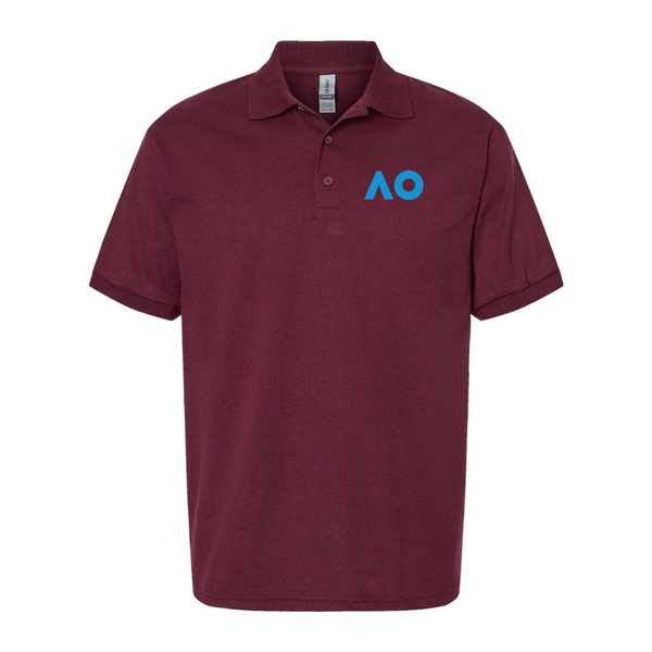 Men's Australian Open Logo Dry Blend Polo