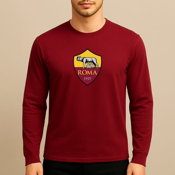 Men's AS Roma FC Long Sleeve T-Shirt