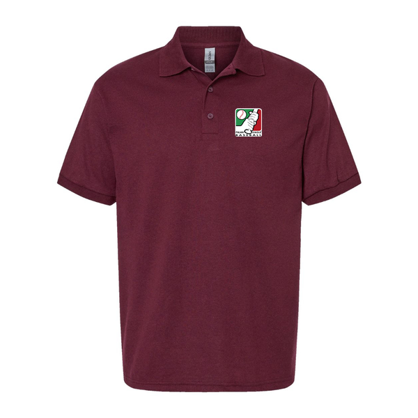 Men's Italian Baseball League Logo Dry Blend Polo