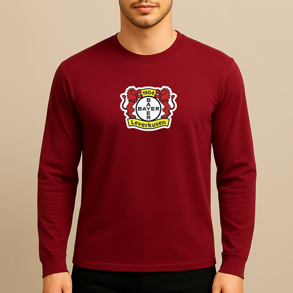 Men's Bayer Leverkusen FC Long Sleeve T-Shirt