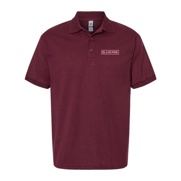 Men's  Blackpink Logo Dry Blend Polo