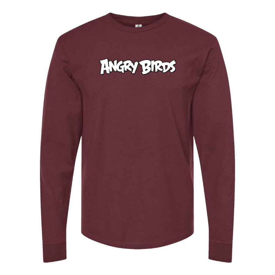 Men's Angry Birds Game Long Sleeve T-Shirt