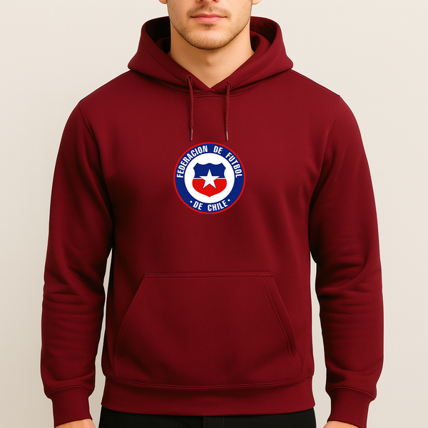 Men's Chile National Soccer Team  Pullover Hoodie
