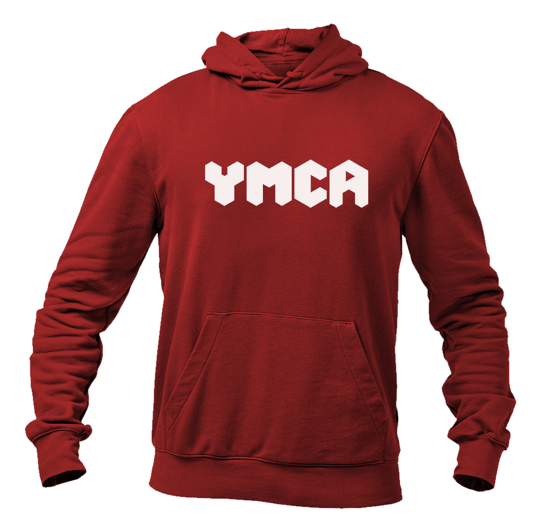 Men's YMCA Mauve Pullover Hoodie