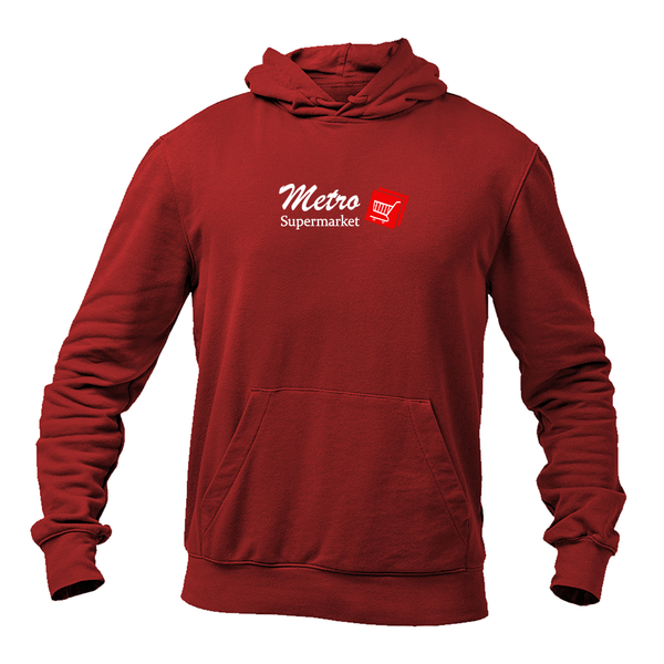 Men's Metro Supermarket  Logo  Pullover Hoodie