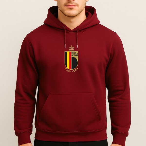 Men's Belgium National Soccer Team Pullover Hoodie