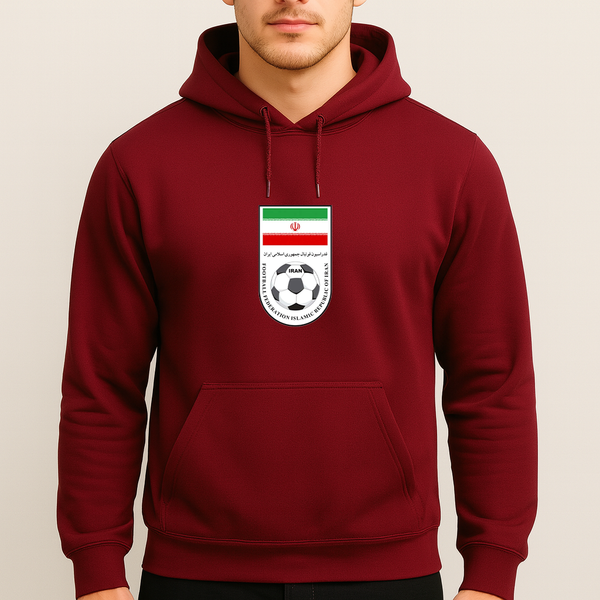 Men's Iran National Soccer Team Pullover Hoodie