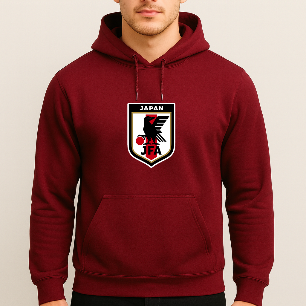 Men's Japan National Soccer Team Pullover Hoodie