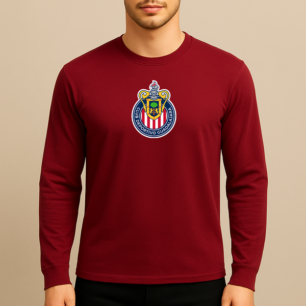 Men's Chivas Football Club  Long Sleeve T-Shirt