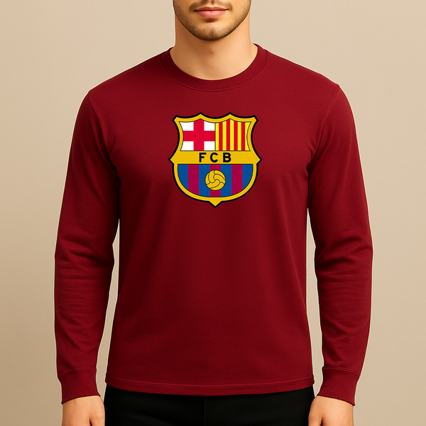 Men's F.C. Barcelona Soccer Long Sleeve T-Shirt