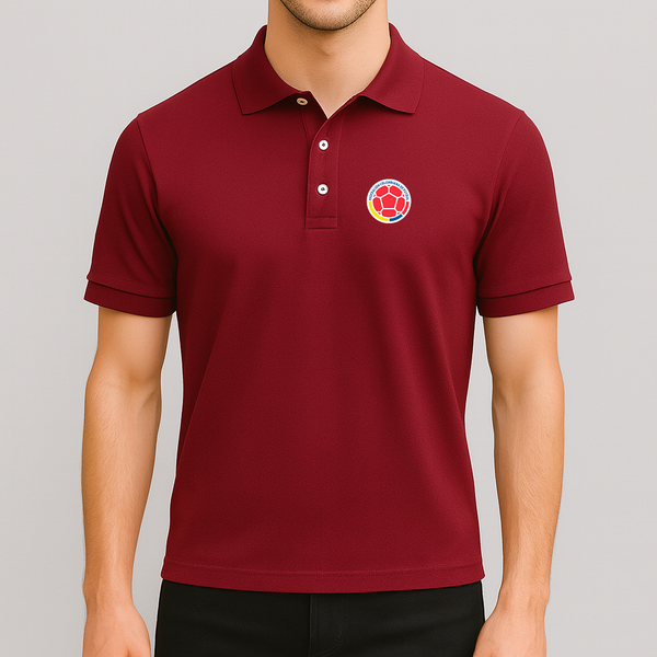 Men's Colombia National Soccer Team Dry Blend Polo