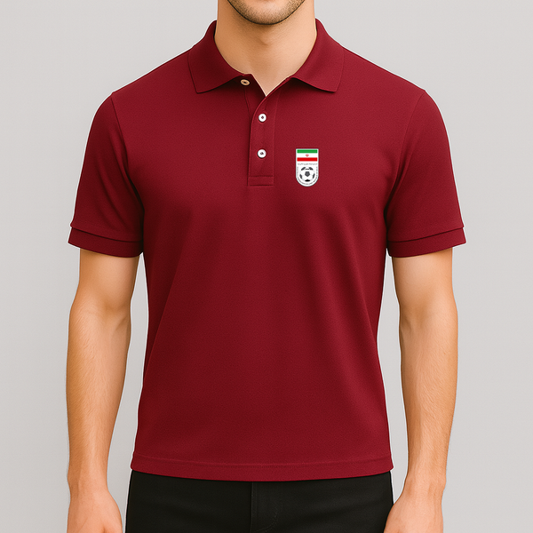 Men's Iran National Soccer Team Dry Blend Polo