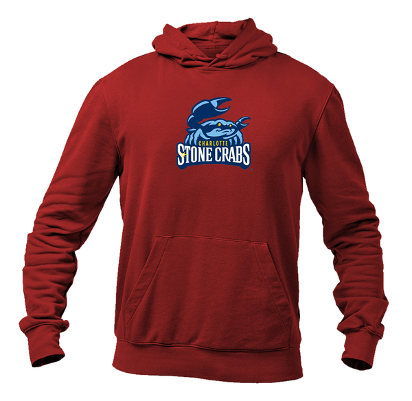 Men's Charlotte Stone Crabs Logo Pullover Hoodie