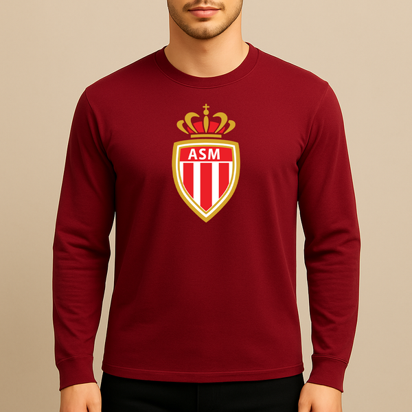 Men's AS Monaco FC Long Sleeve T-Shirt