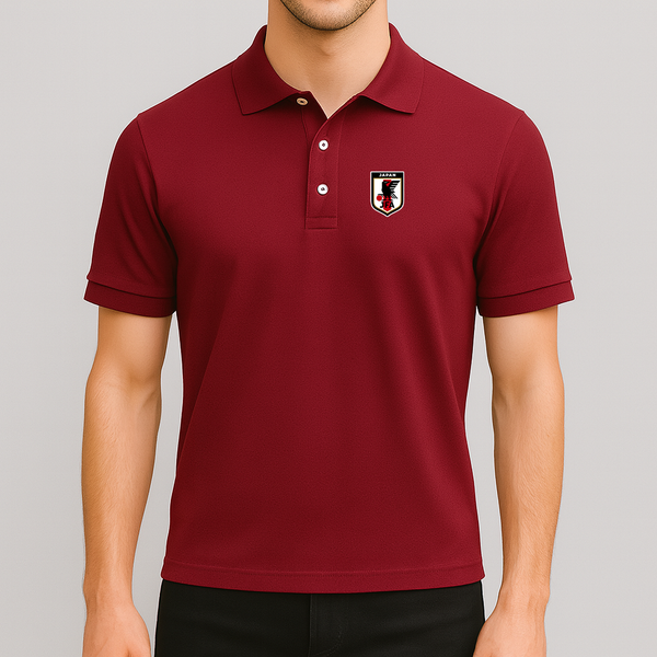 Men's Japan National Soccer Team Dry Blend Polo