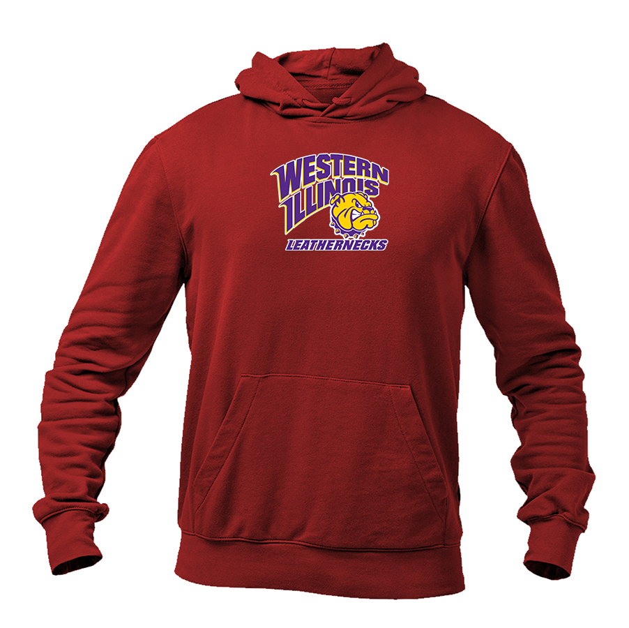 Men's Western Illinois Leathernecks Gildan  Heavy Blend Hooded Sweatshirt