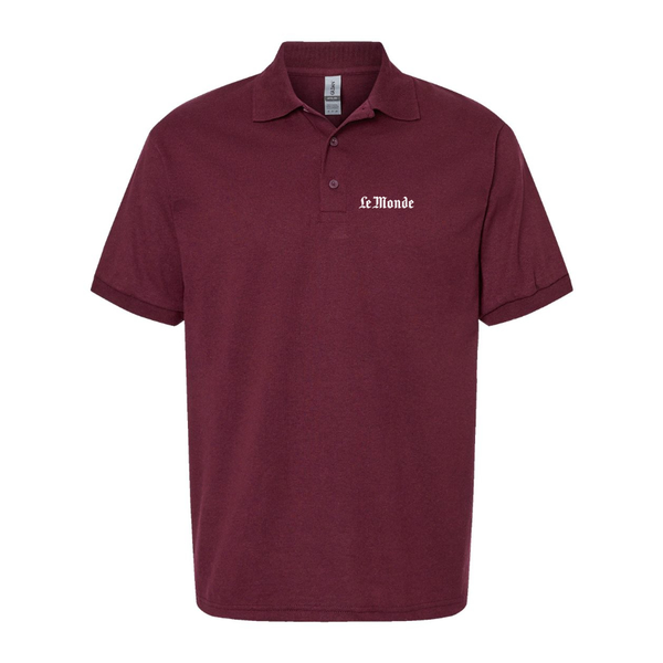 Men's Le Monde Logo Dry Blend Polo