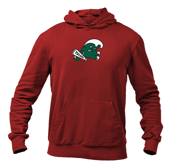 Men's  Tulane Green Wave Logo  Pullover Hoodie