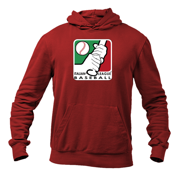 Men's Italian Baseball League Logo Pullover Hoodie