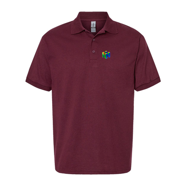 Men's   Nintendo N64   Logo Dry Blend Polo