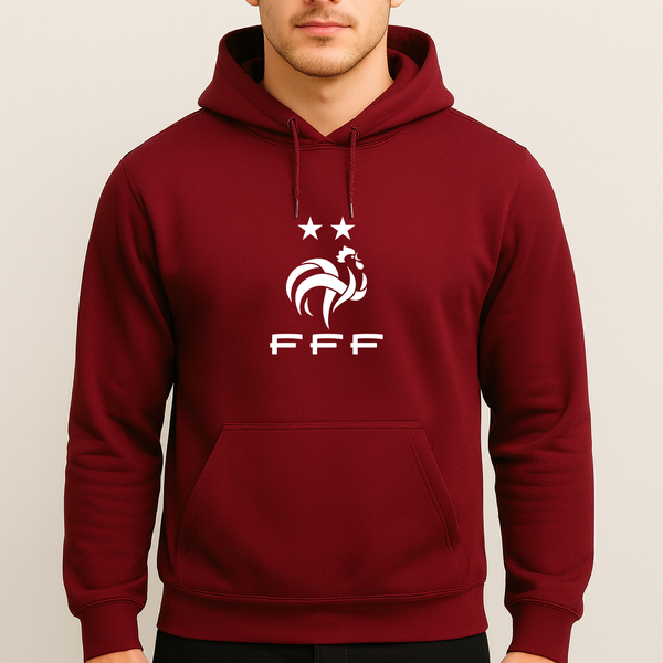 Men's France Soccer Pullover Hoodie