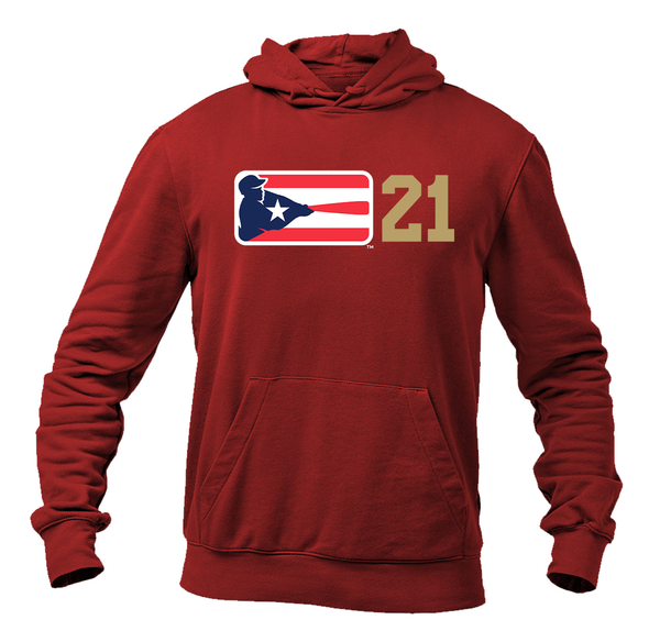 Men's Liga de Beisbol Profesional Roberto Clemente Logo Pullover Hoodie